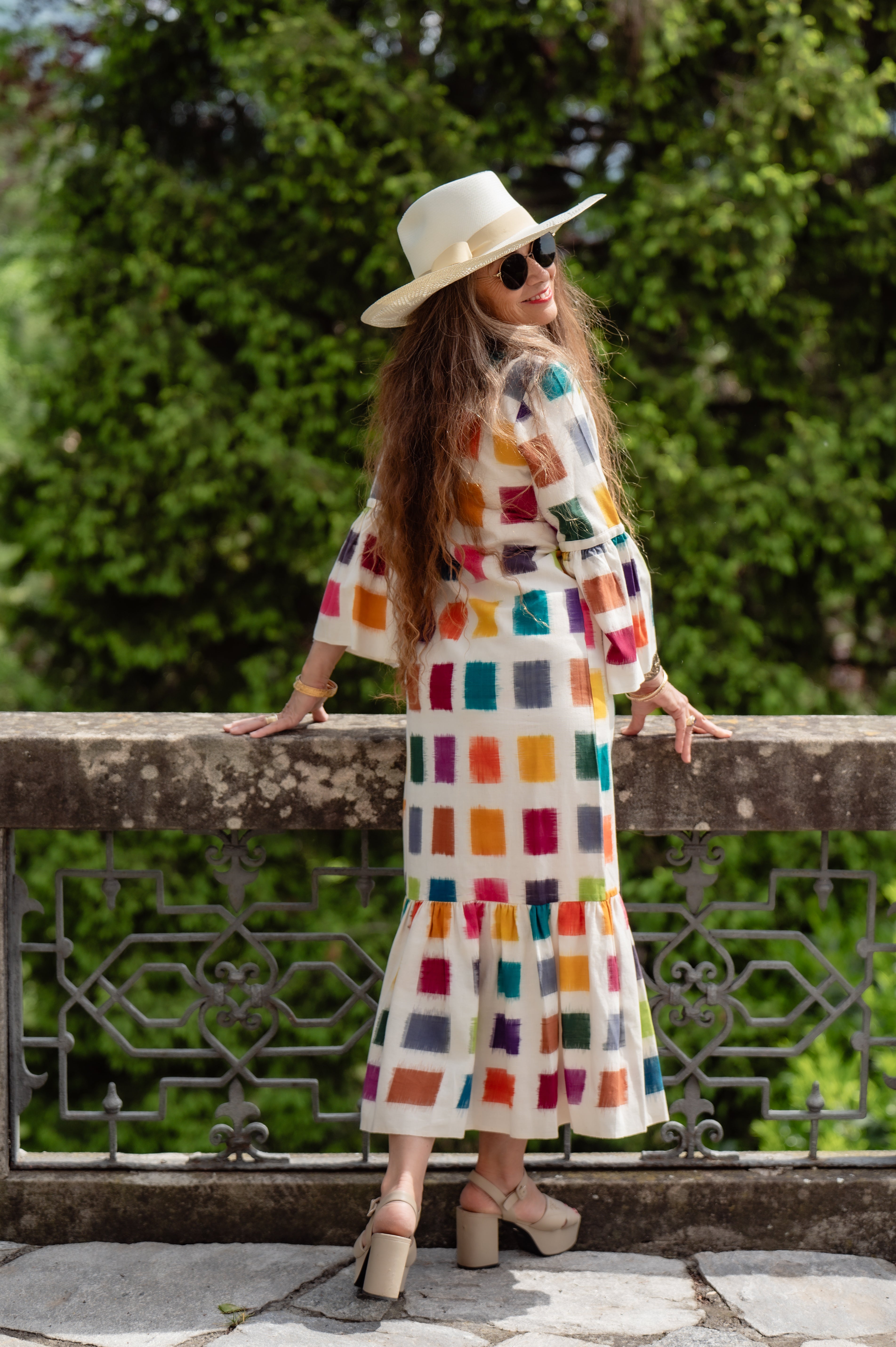 Tremezzo Cotton Ikat Mermaid Dress