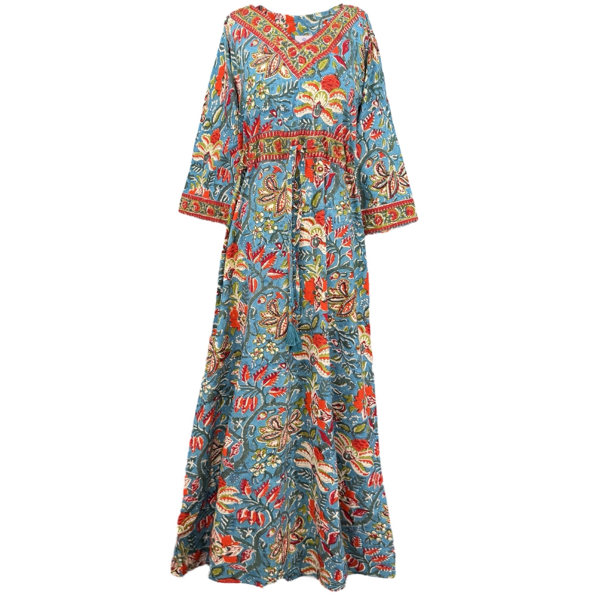 Fleury Blue Impero Maxi Dress