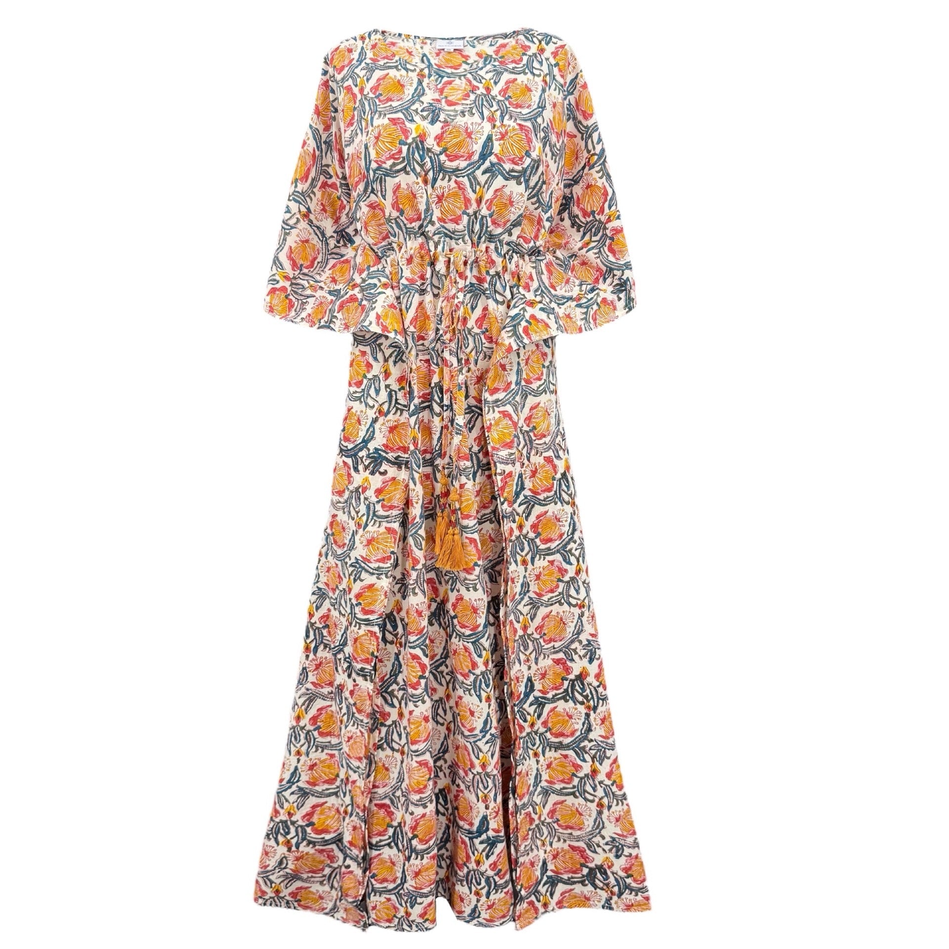 Angelina Floral Maxi Kaftan Dress Final Sale