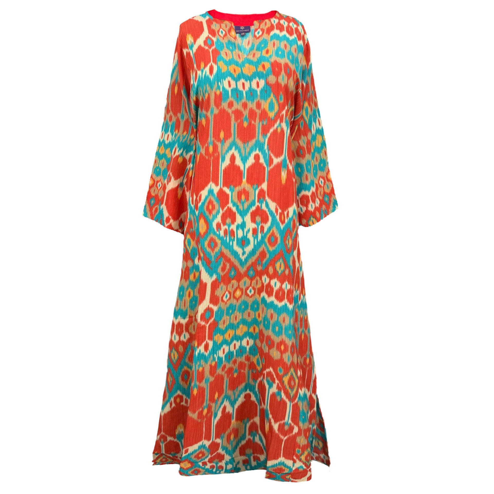 Bella Vita Italian Silk Long Tunic Dress