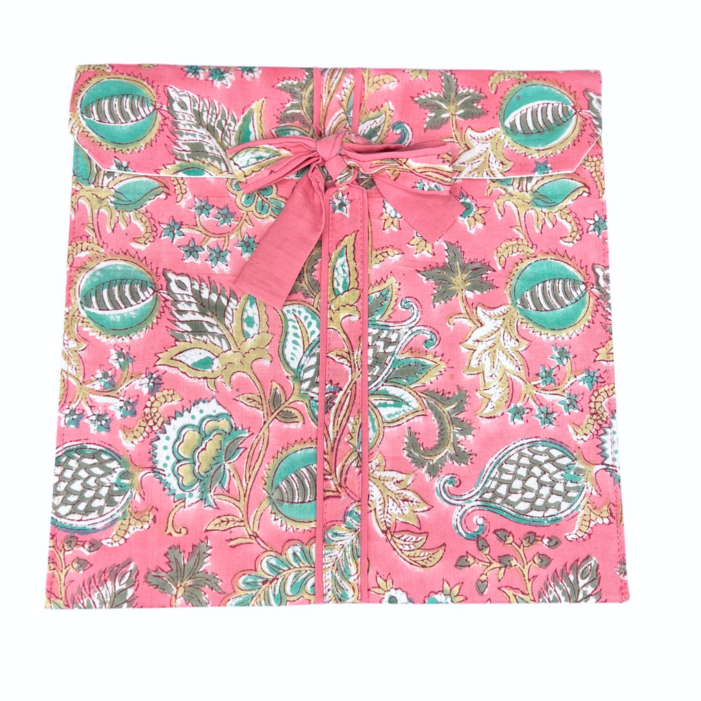 Farah Floral Pink Cotton Pajama Long Sleeve