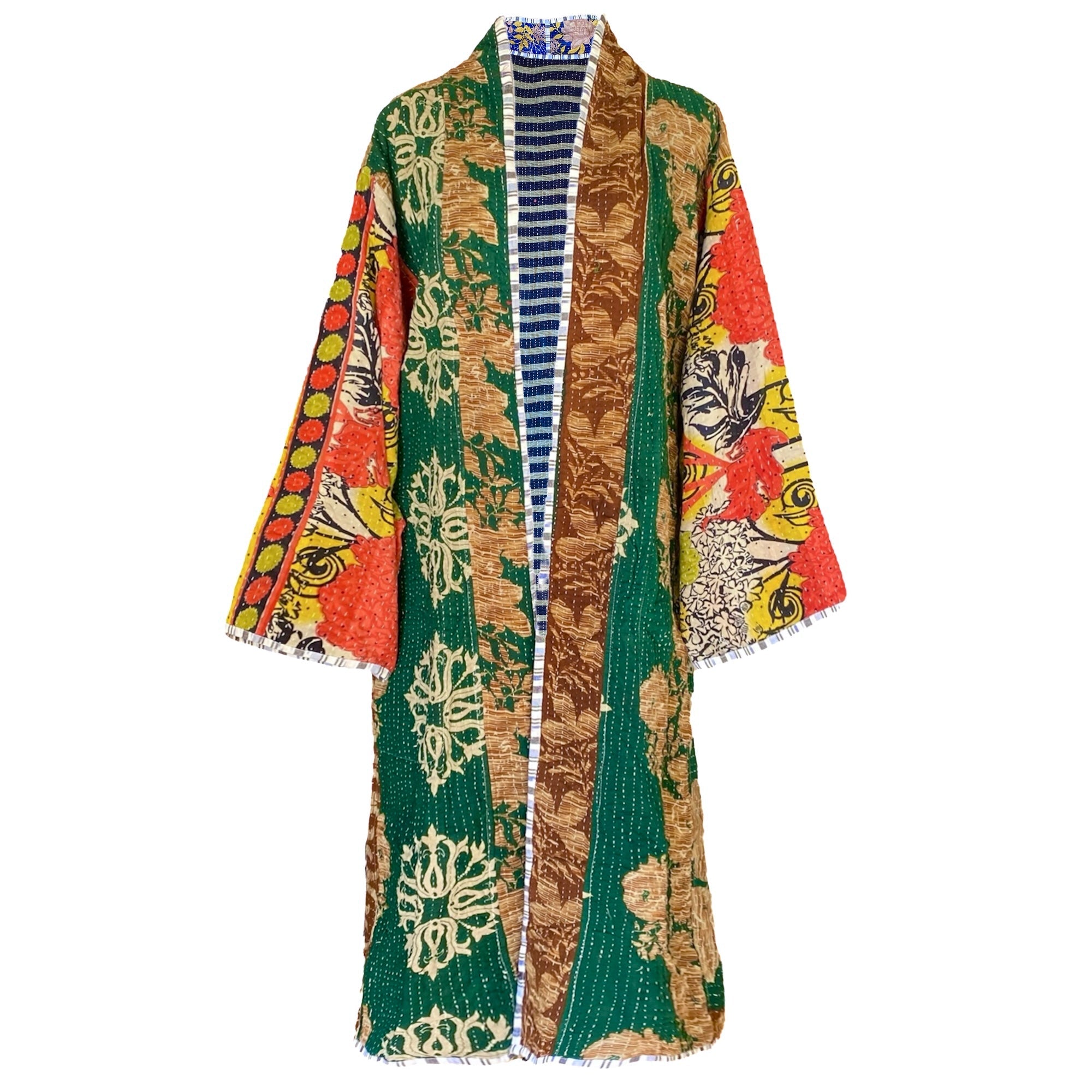 Etalla Cotton Kantha Coat ONE OF KIND