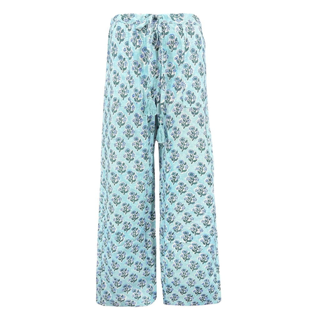 Bellino Blue Floral Lounge Pants