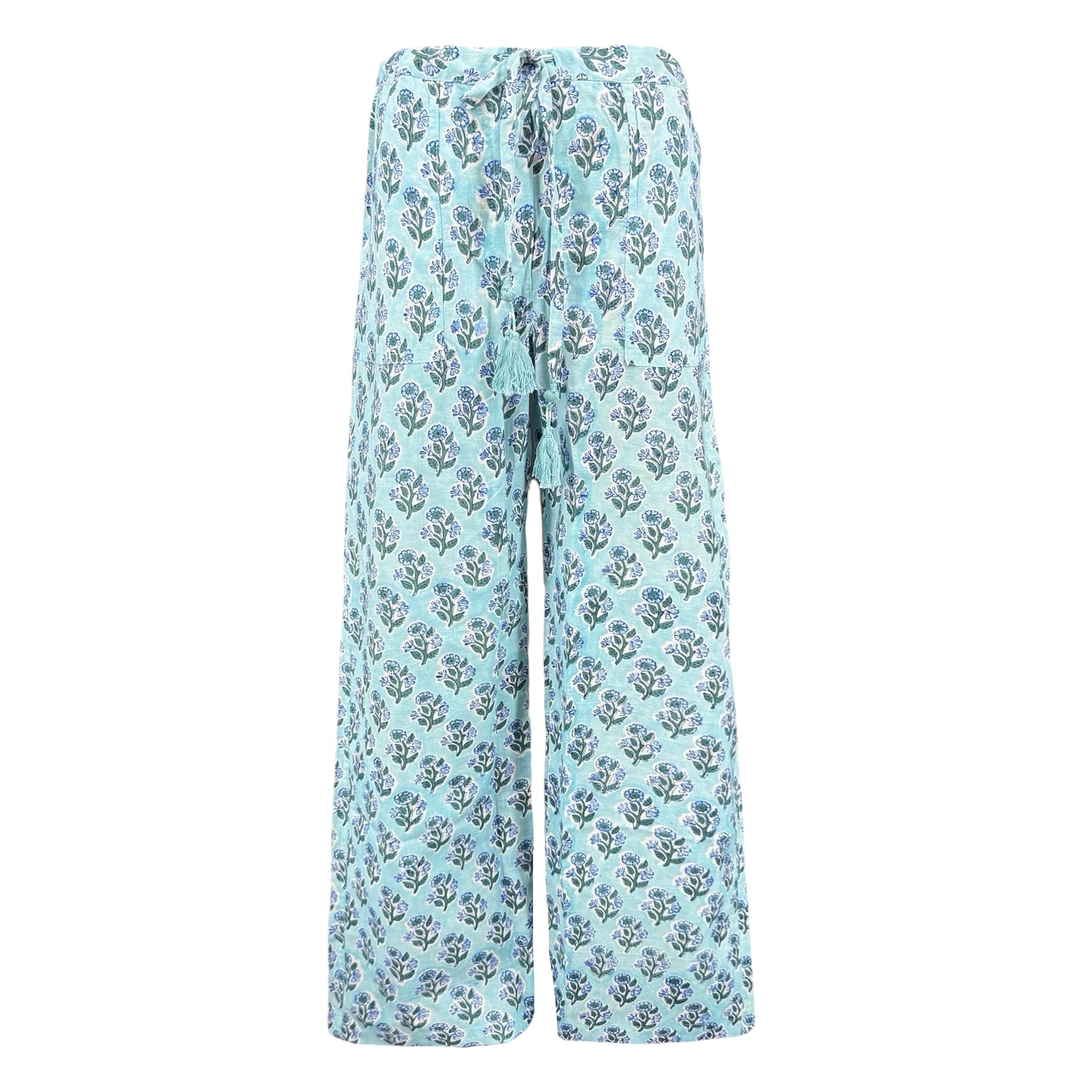 Bellino Blue Floral Lounge Pants