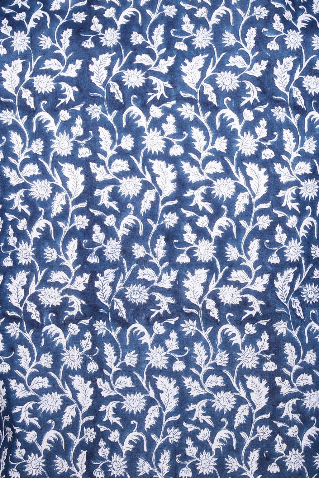 Chandra Blue Floral Men's Short Sleeve Shirt