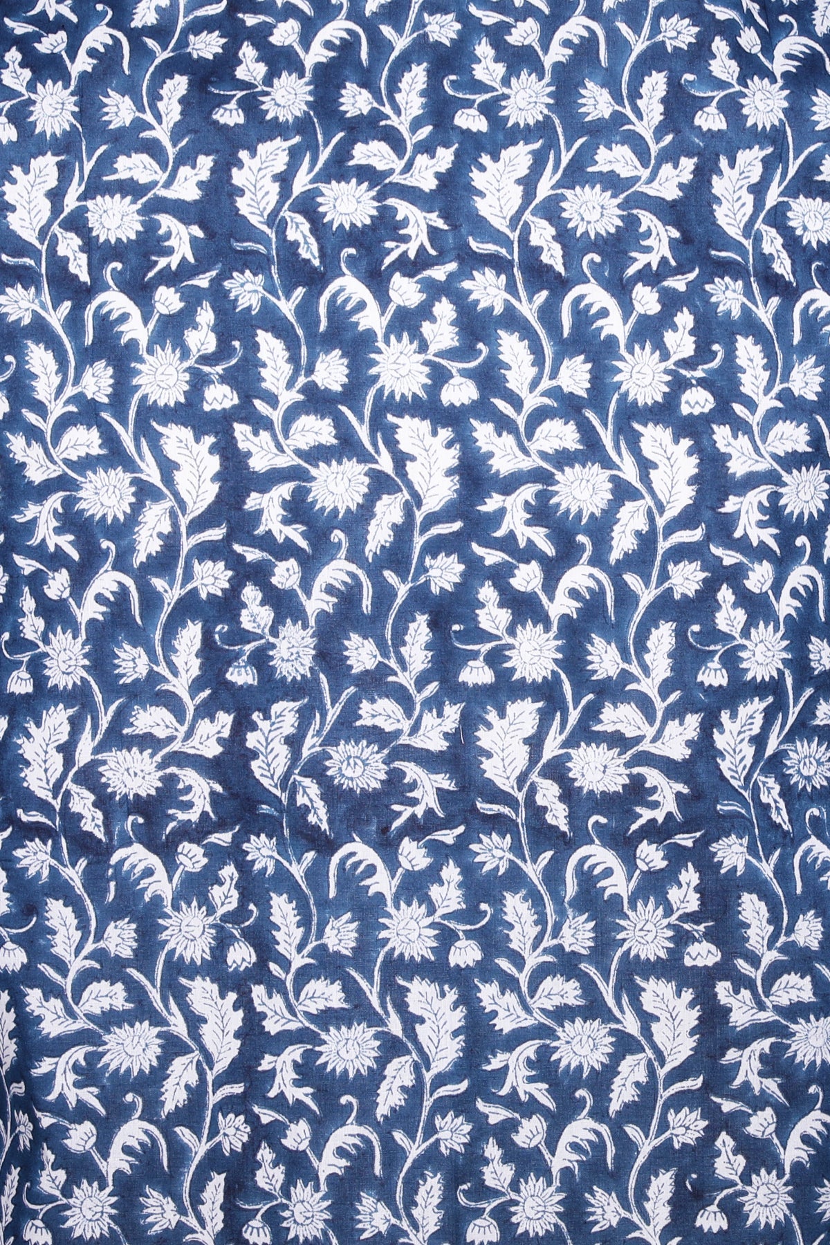 Chandra Blue Floral Men's Short Sleeve Shirt