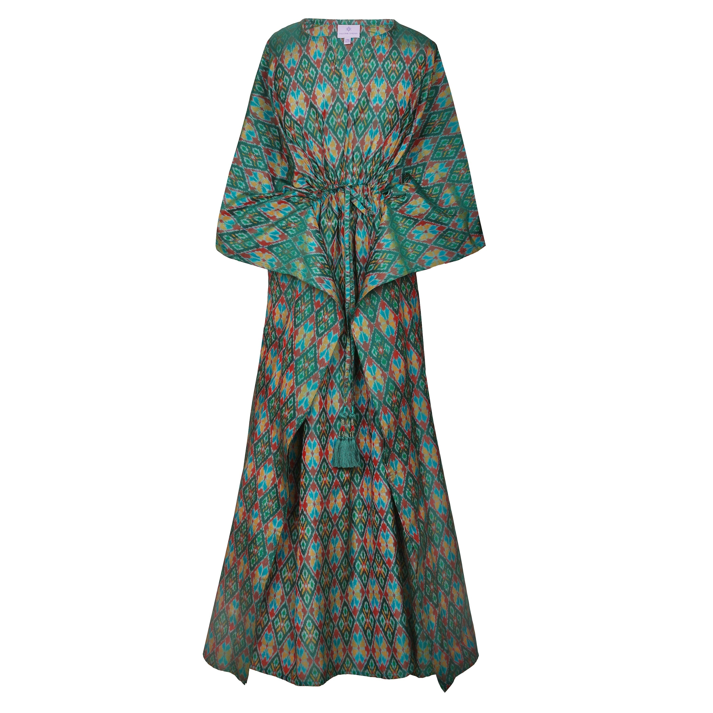 Emerald Oz Cotton Silk Maxi Kaftan Store Credit Only
