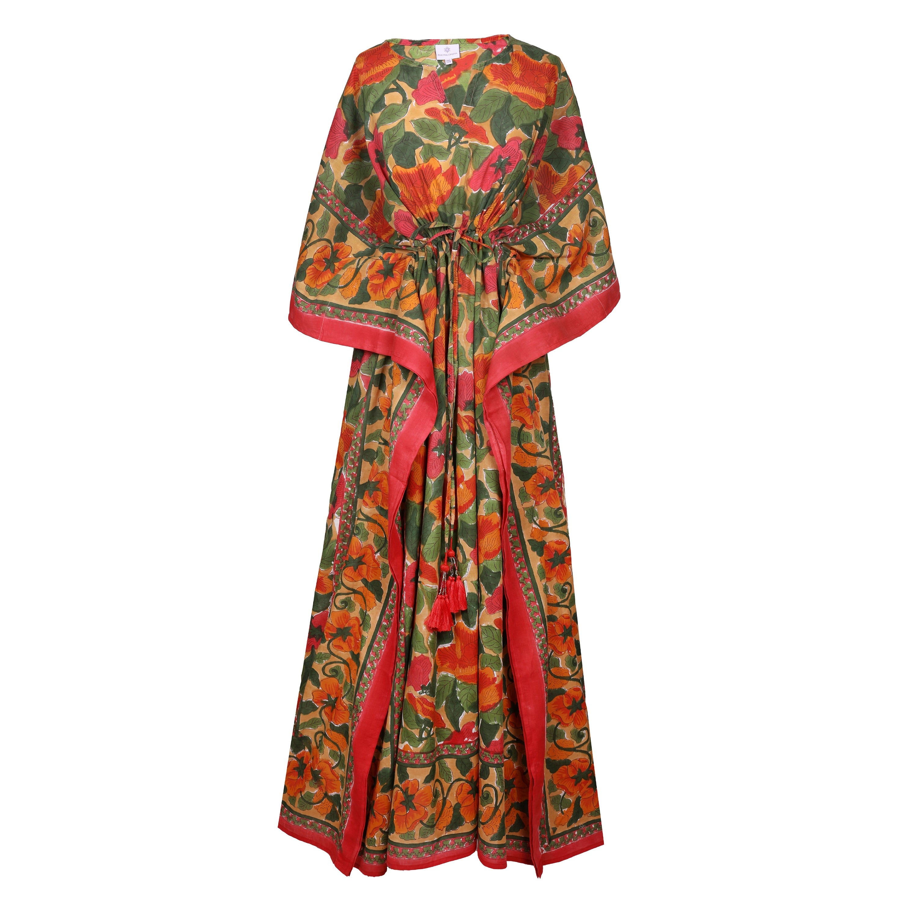 Frida Floral Maxi Kaftan Dress
