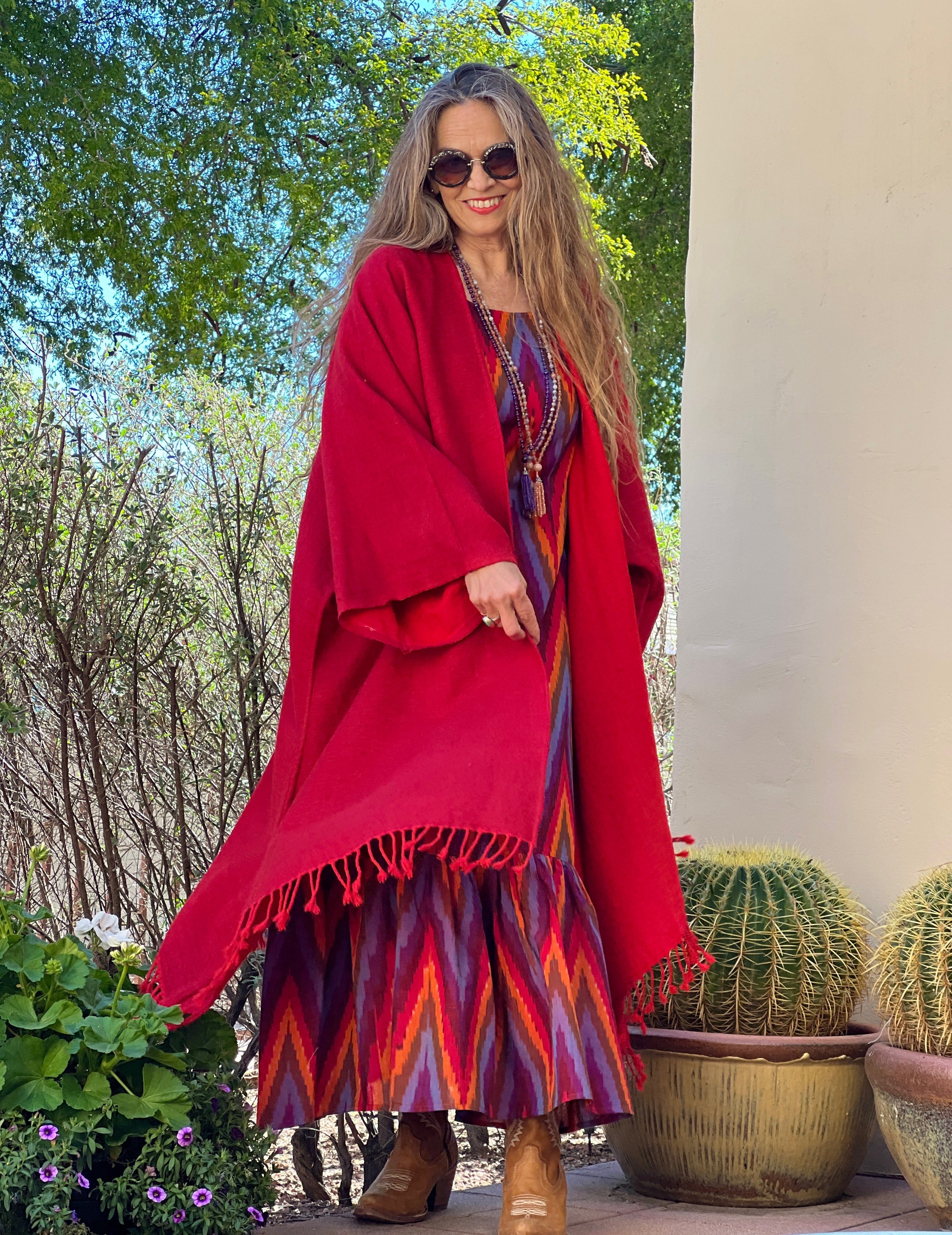 Xanadu Zig Zag Mermaid Dress Hand Woven