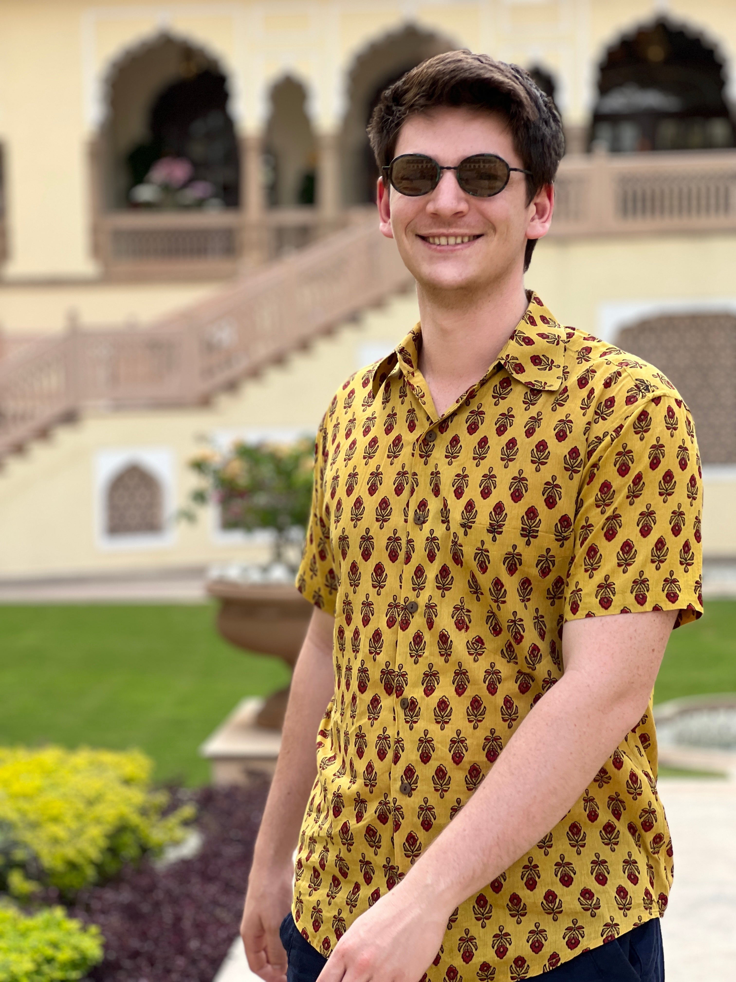 Amber Amer Men's Short Sleeve Shirt