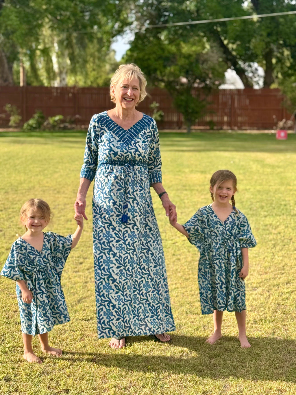 Isadora Kids Cotton Kaftan Dress