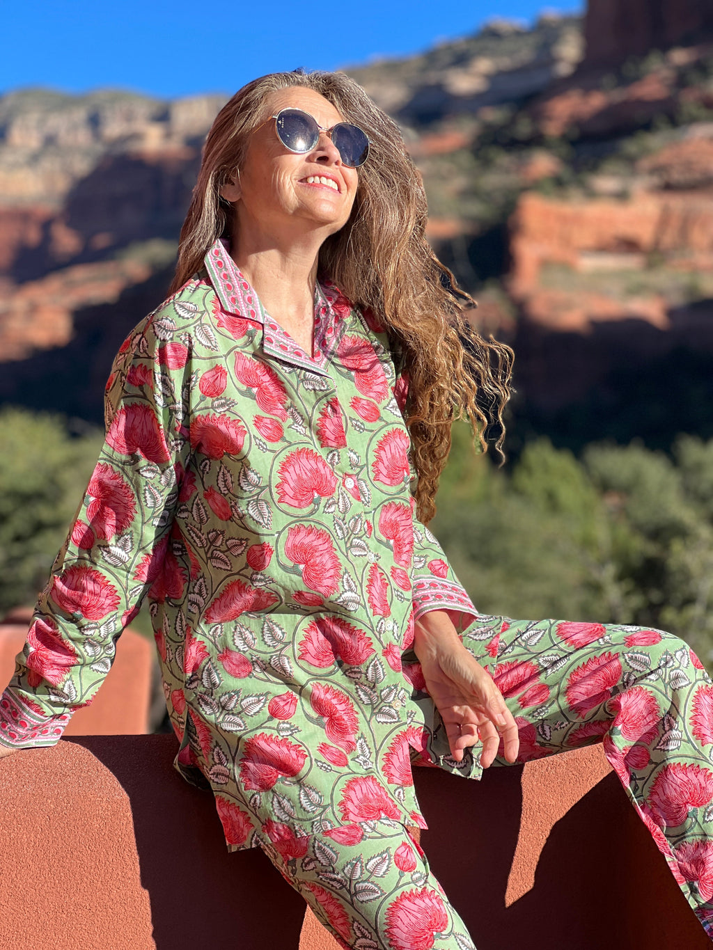 Francis Floral Cotton Pajamas