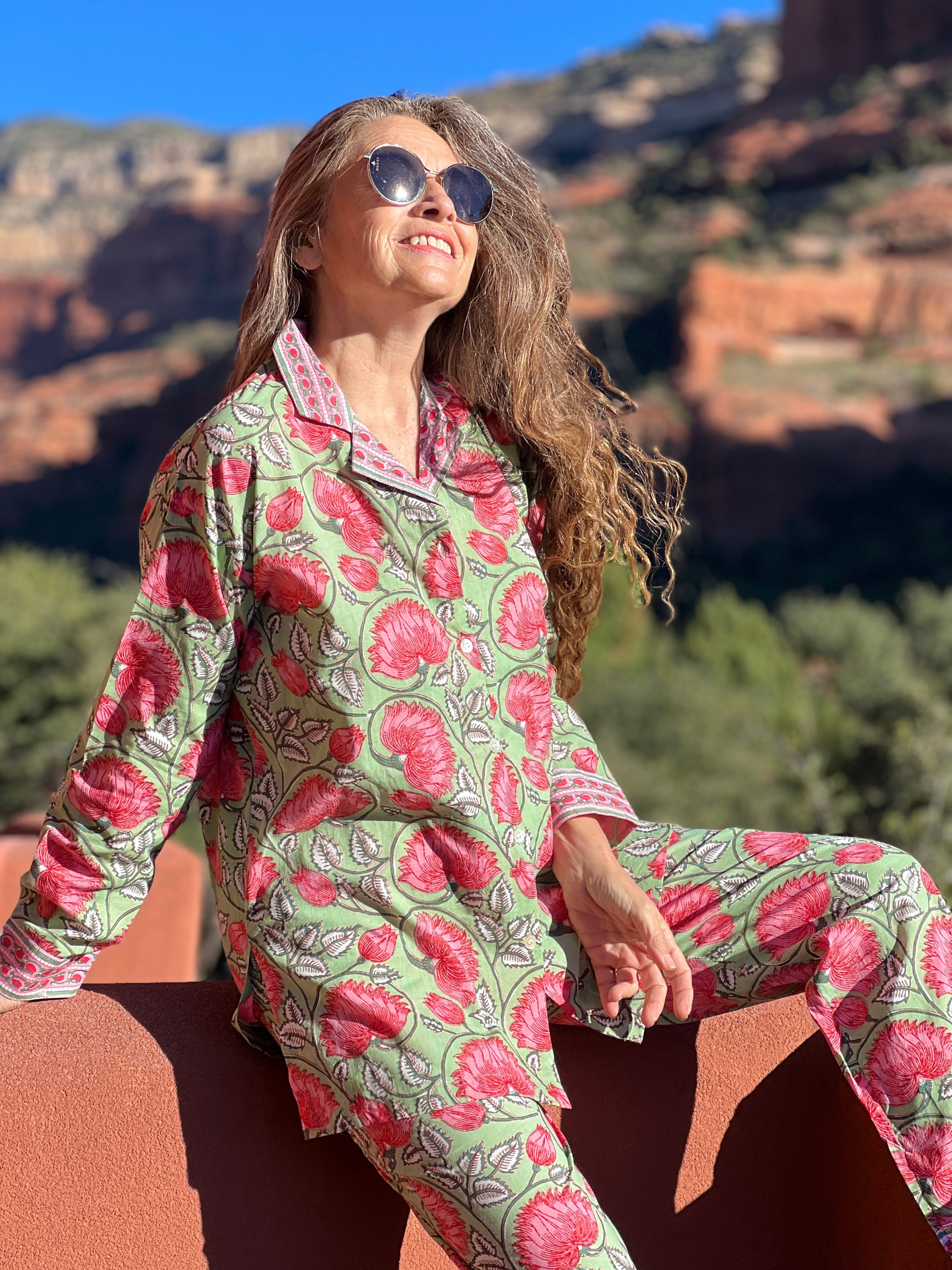 Francis Floral Cotton Pajamas
