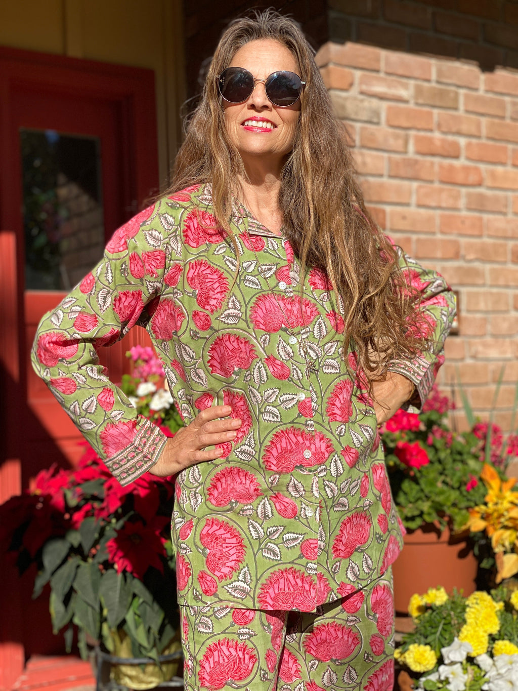 Francis Floral Cotton Pajamas