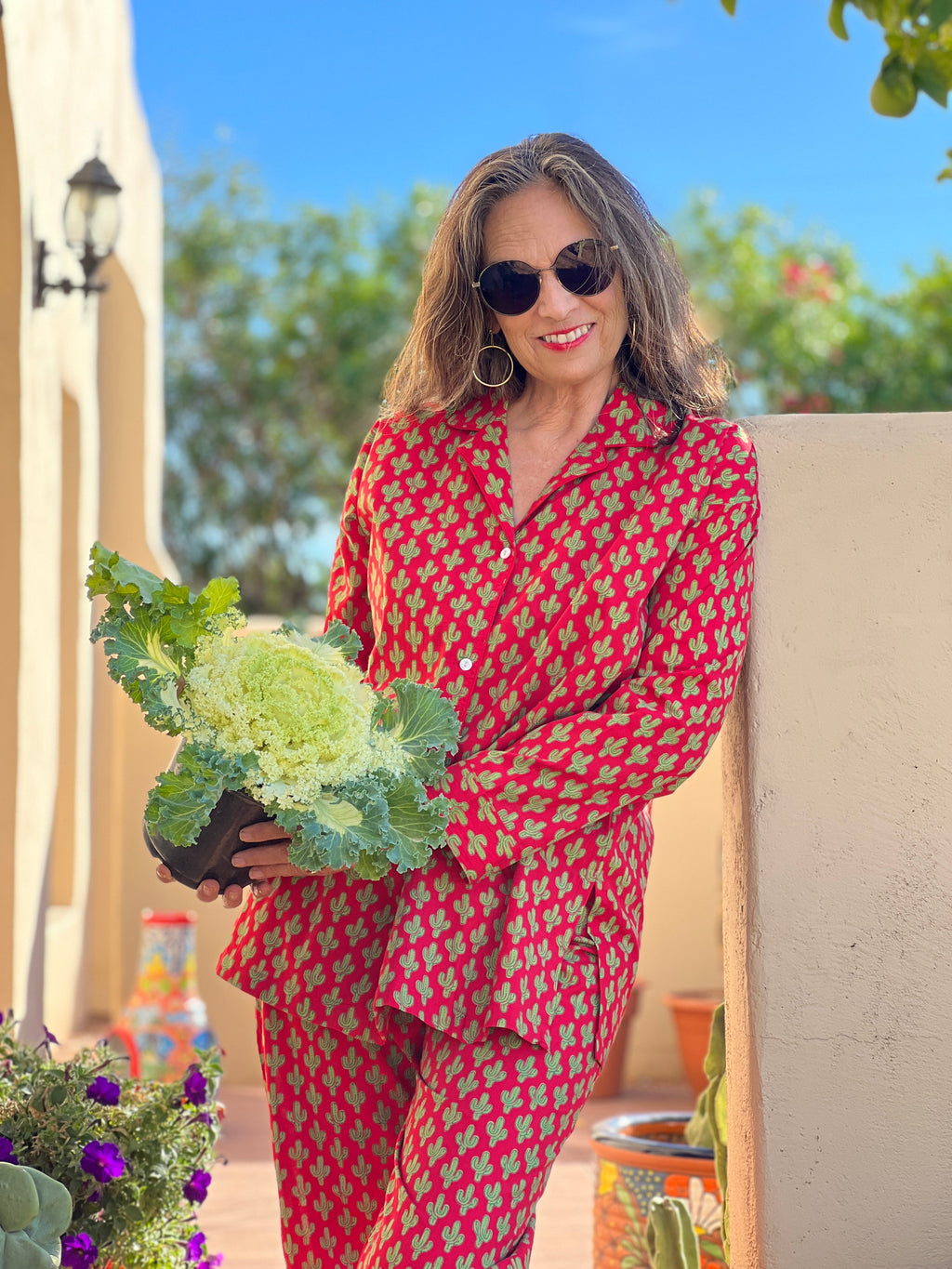 Christmas Prickly Pax Cactus Pajamas