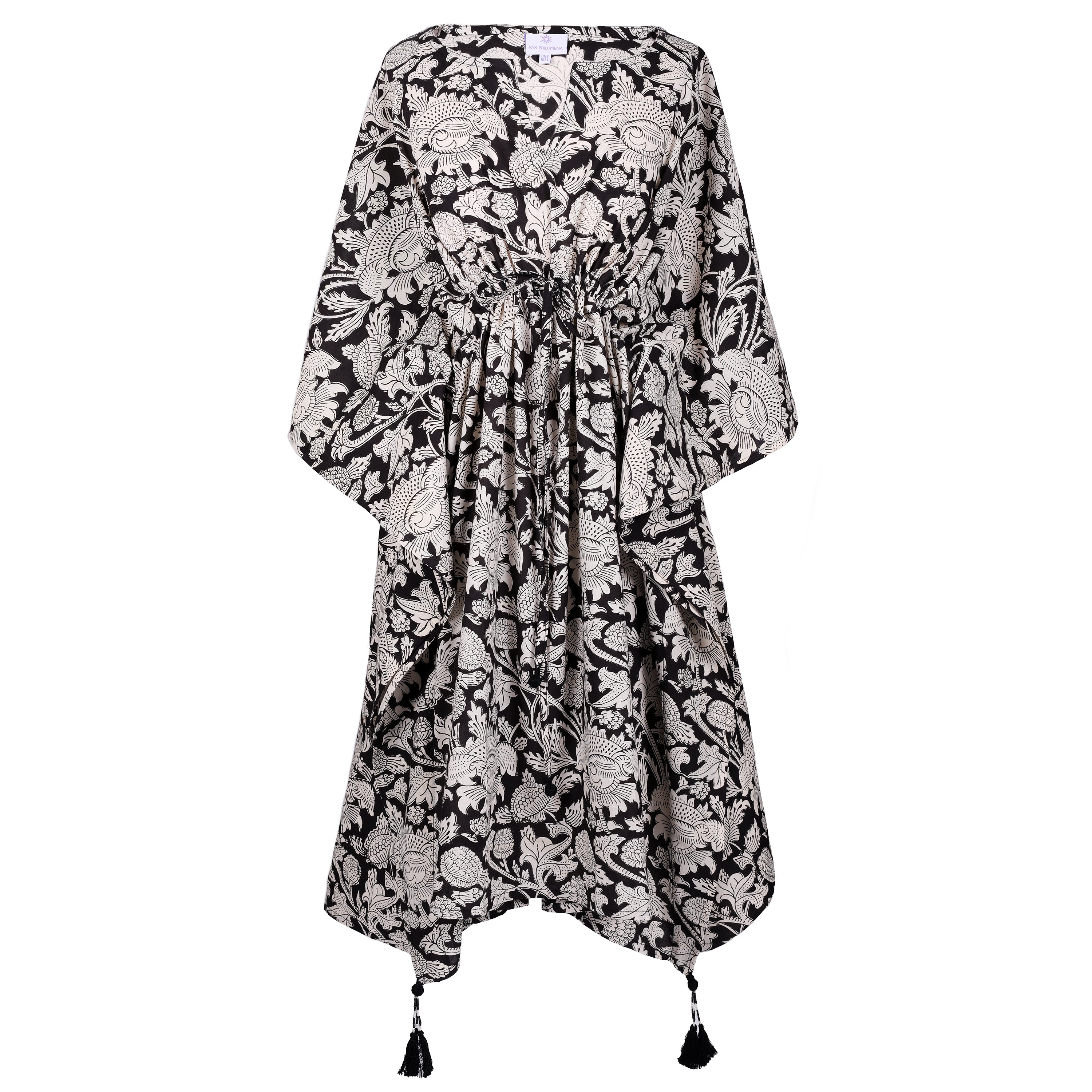 Laura Ebony Midi Kaftan Dress Store Credit