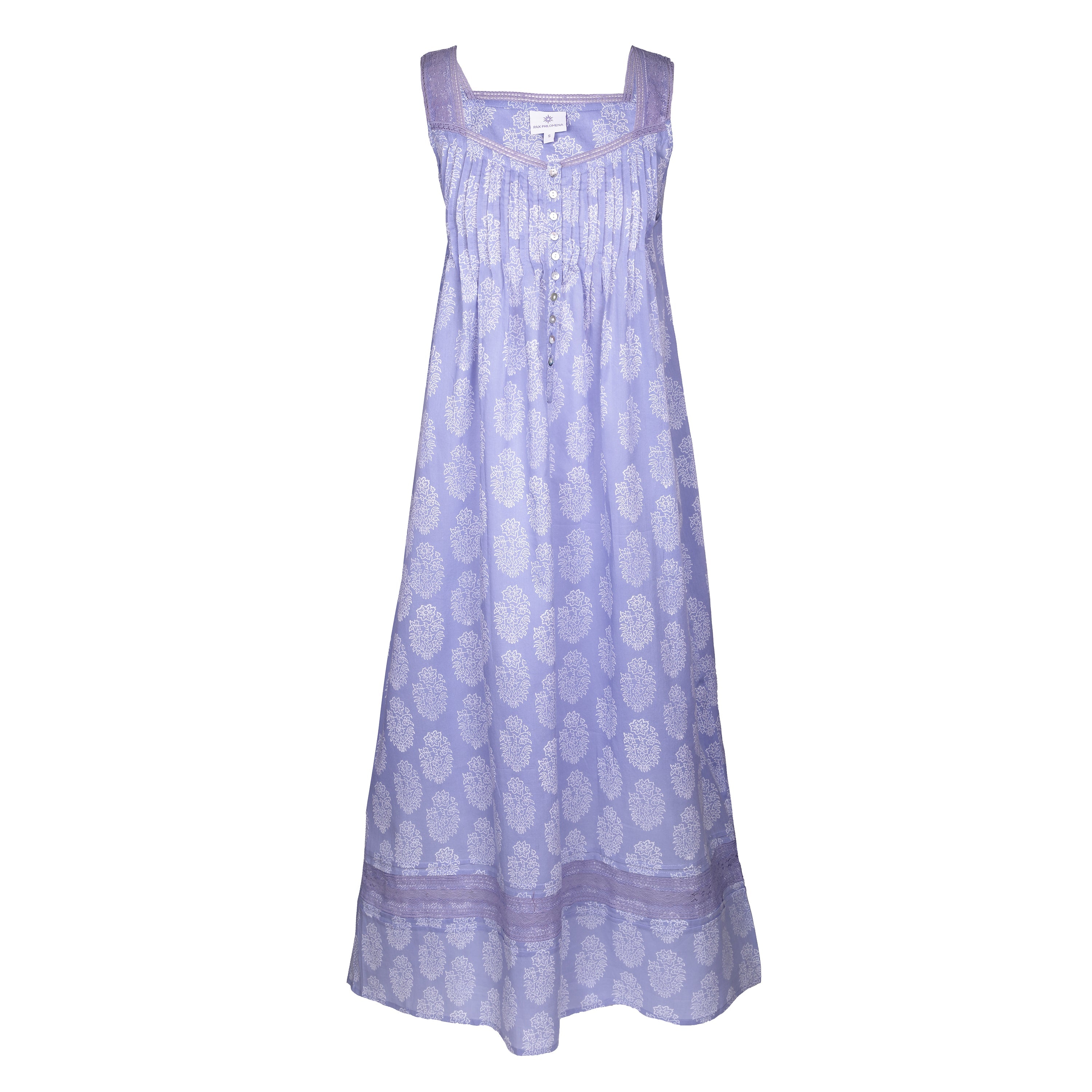 Lilac Amer Sleeveless Long Night Gown Store Credit Only
