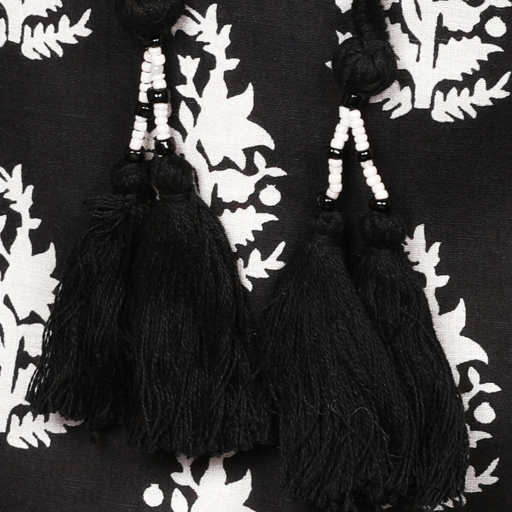 Luisa Obsidian Cotton Lounge Pants Store Credit Only