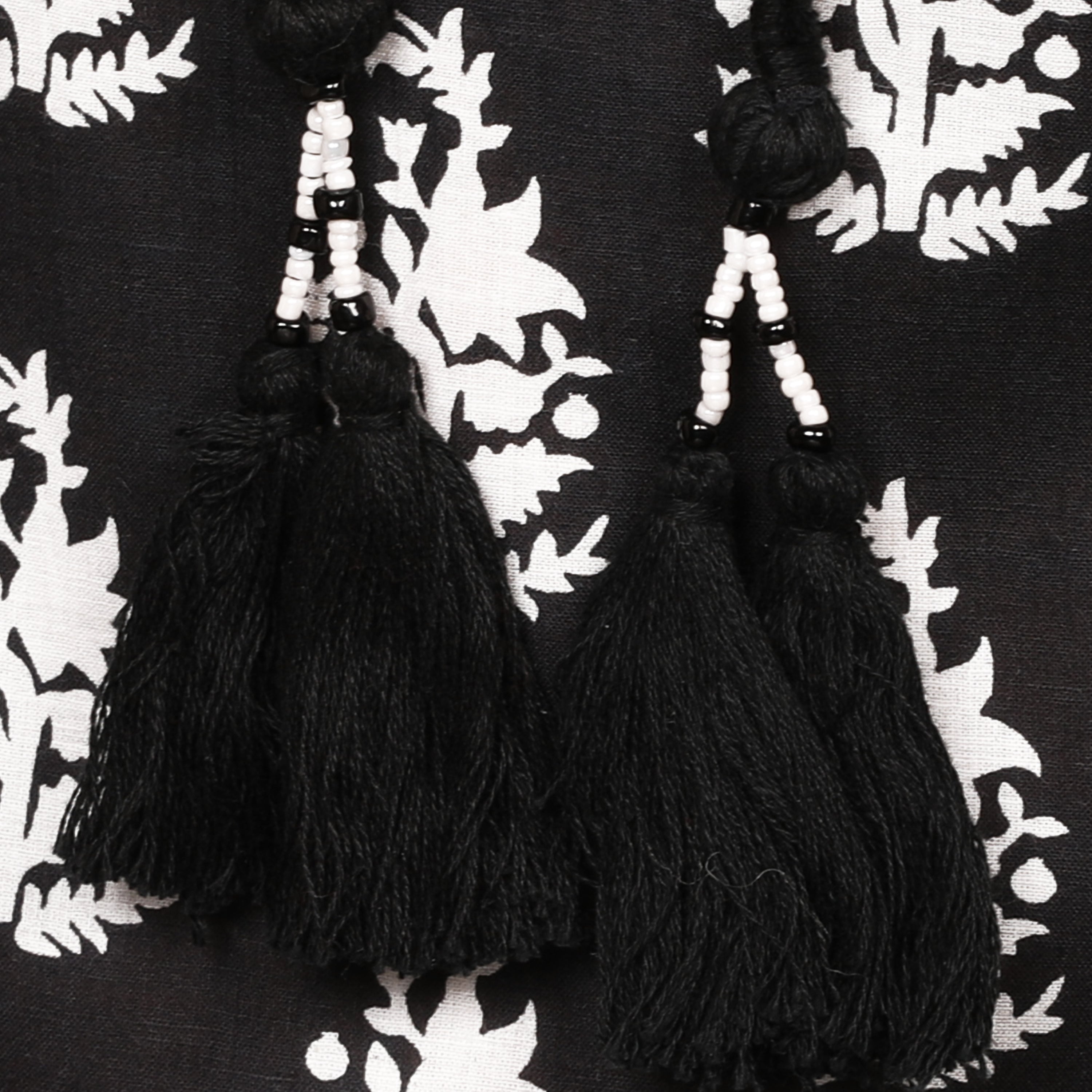 Luisa Obsidian Cotton Lounge Pants Store Credit Only