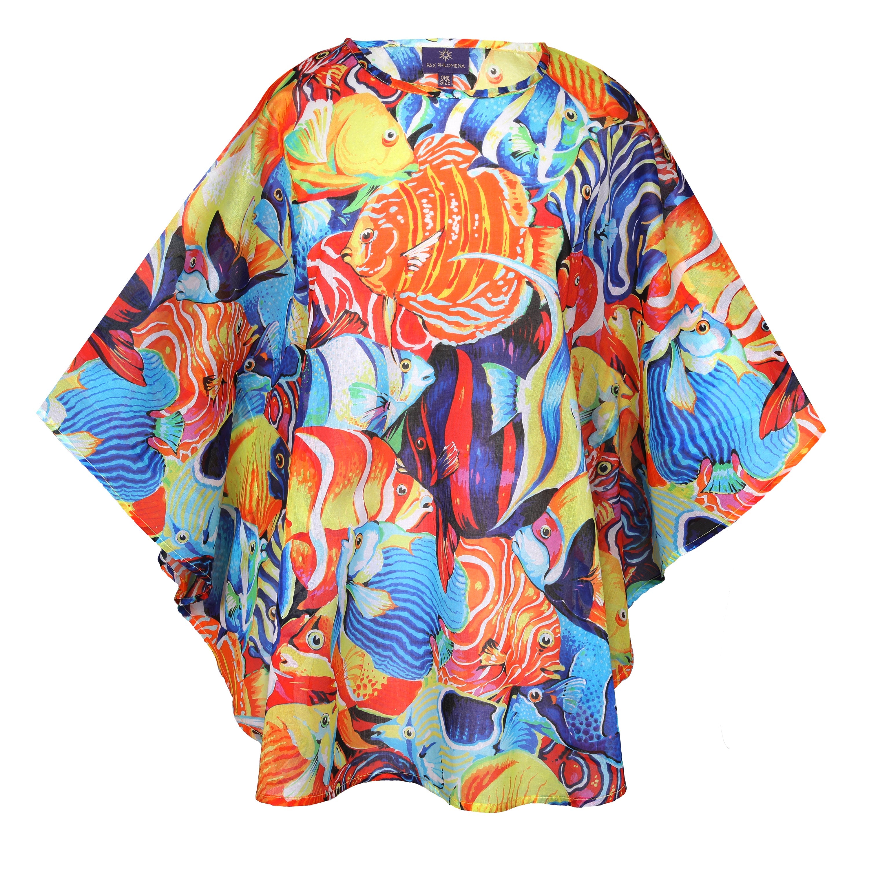 Mare Bello Italian Cotton Poncho