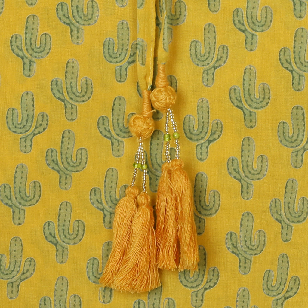 Marigold Prickly Pax Cactus Lounge Pants