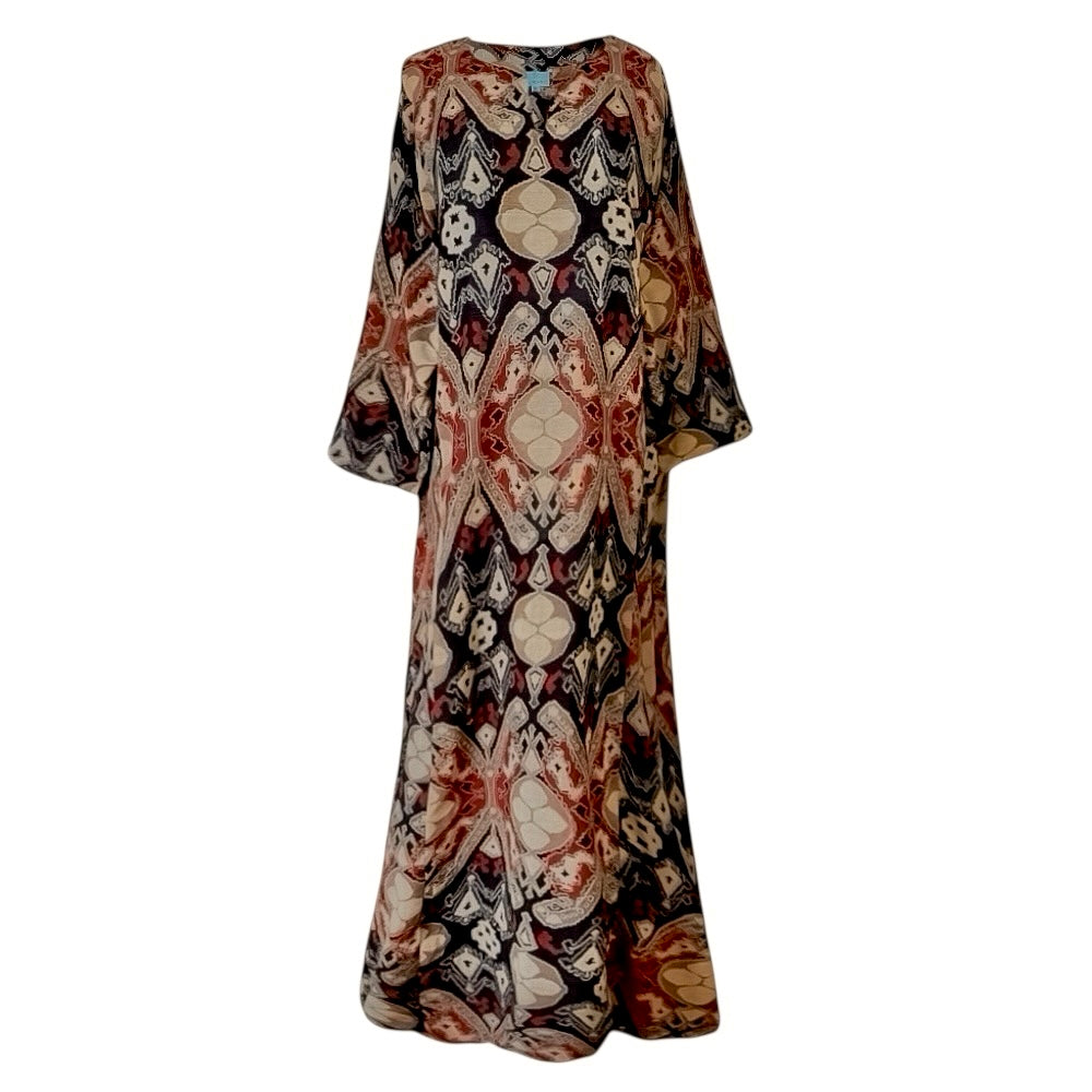 Dubai Dunes Cotton Tunic Dress Khadi Fabric Limited Edition