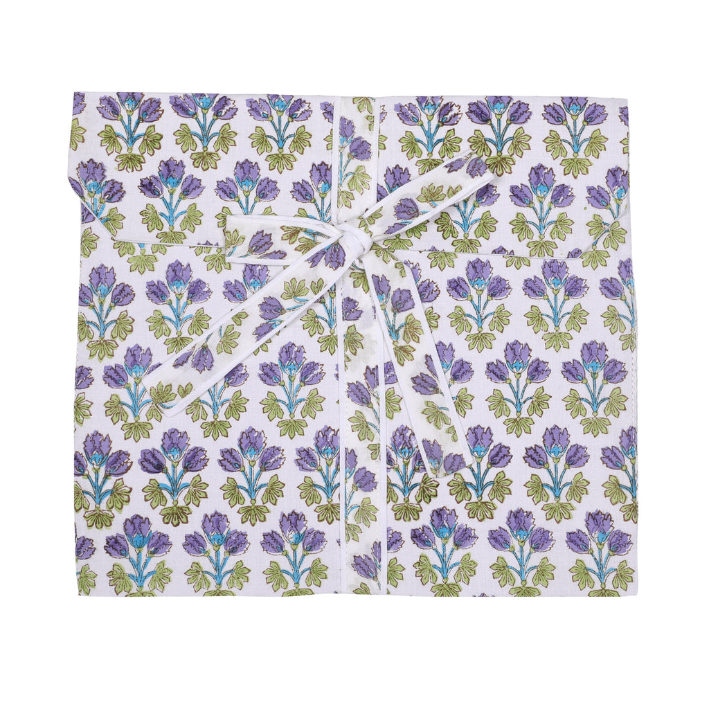 Teresa Lavendar Cotton Floral Pajamas Long Sleeve Store Credit Only