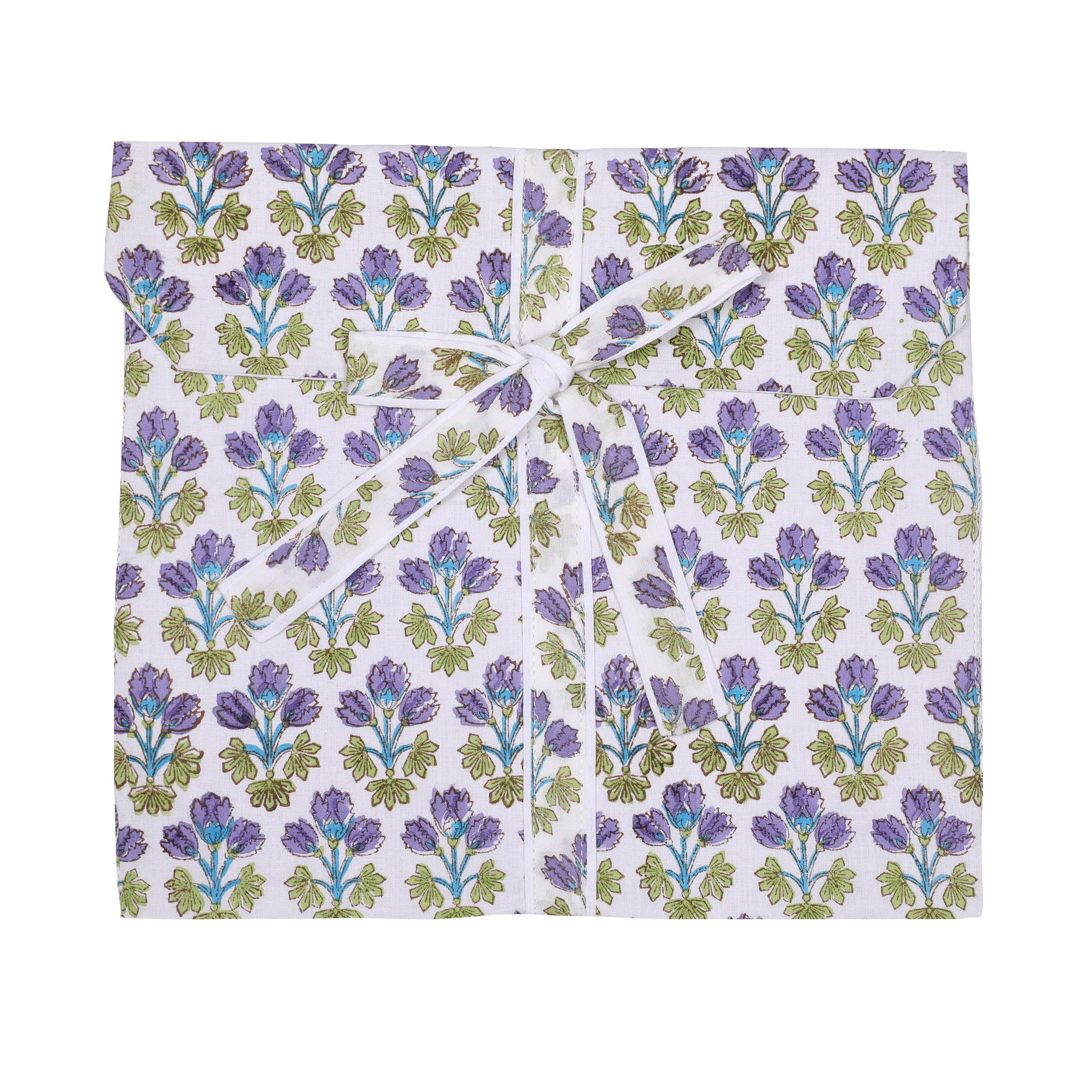 Teresa Lavendar Cotton Floral Pajamas Long Sleeve Store Credit Only