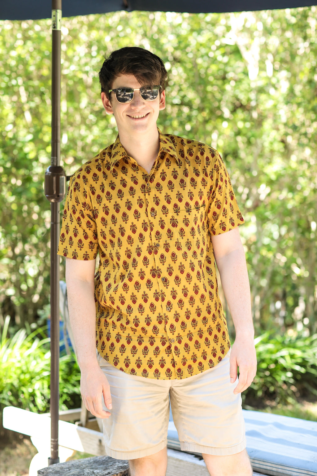 Amber Amer Men's Short Sleeve Shirt